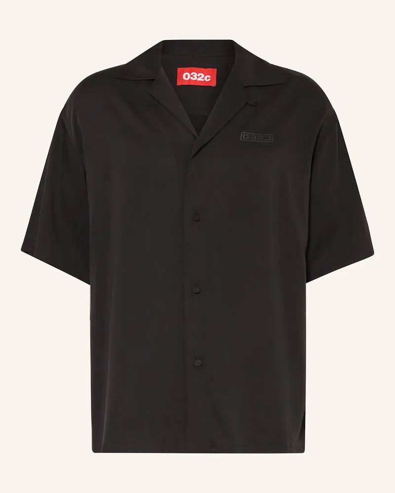 032c Resorthemd 111 Relaxed Fit schwarz Schwarz