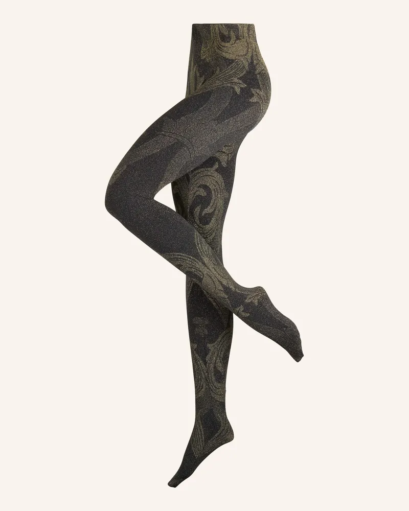 Wolford Feinstrumpfhose Metallic Jacquard gold 7125