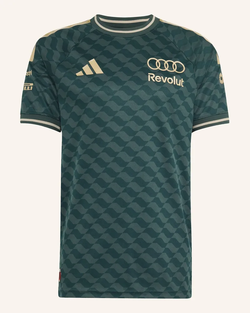 adidas Audi Revolut f1 Team 2026 Sampa Soul Authentic Fahrer T-Shirt gruen Grün
