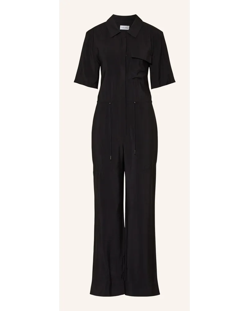 Calvin Klein Jumpsuit Schwarz