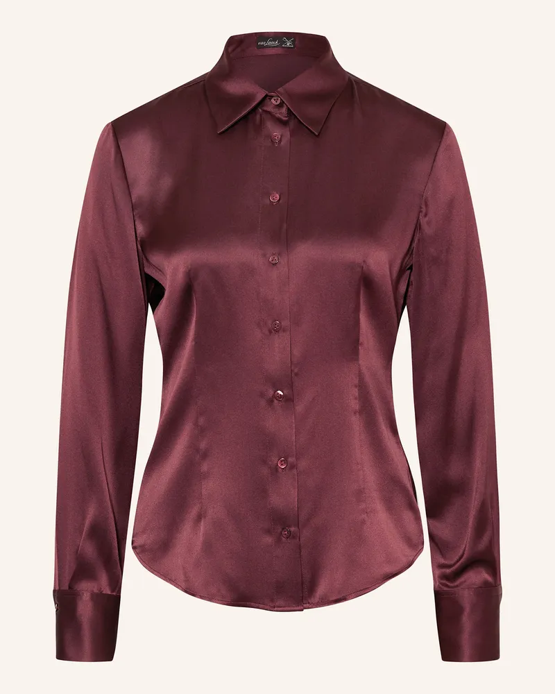 van Laack Hemdbluse VL-ULIZ-XX aus Seide Dunkelrot