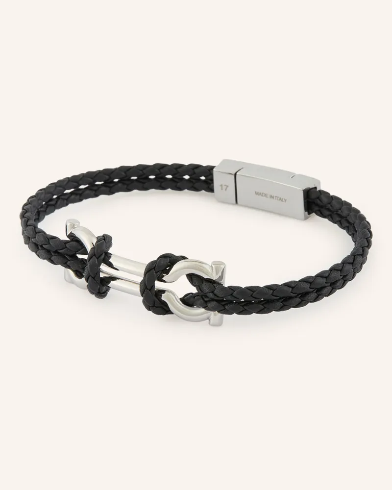 Ferragamo Armband schwarz Schwarz