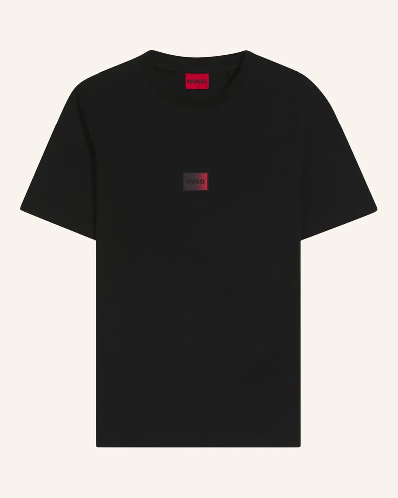 HUGO BOSS T-Shirt DANOTIE Regular Fit Schwarz
