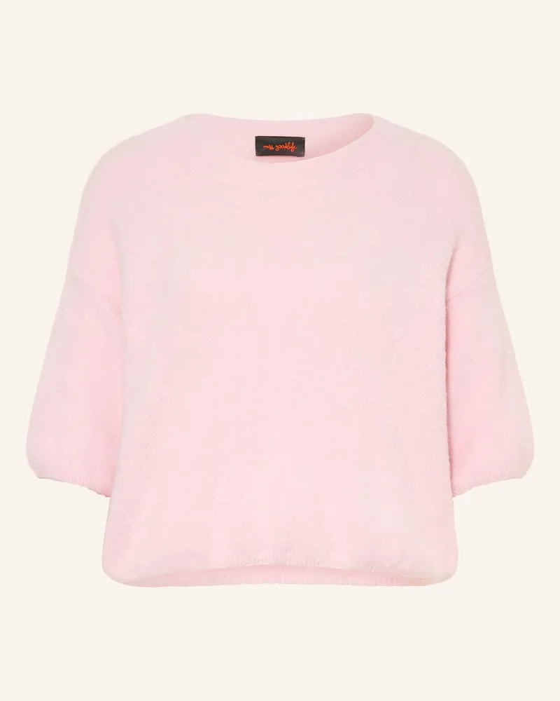 Miss Goodlife Strickshirt Mit Alpaka rosa Hellrosa