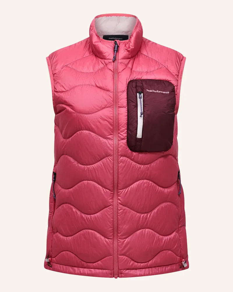 Peak Performance Lightweight-Daunenweste Helium rosa Rosé