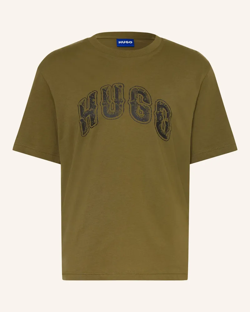 HUGO BOSS T-Shirt Nerpient gruen Oliv