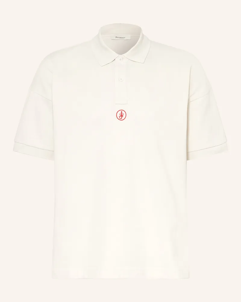 J.W.Anderson Piqué-Poloshirt Ecru