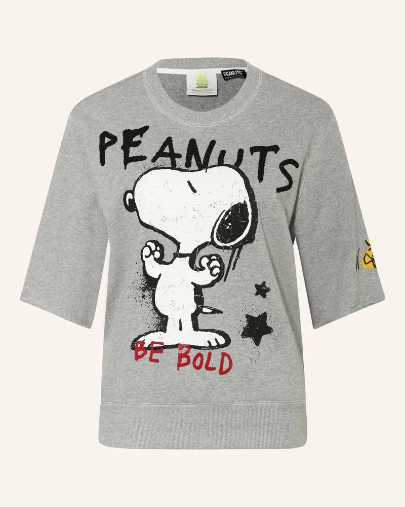Frogbox Sweatshirt Mit 3/4-Arm grau Grau
