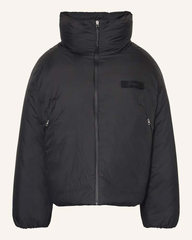 Jacquemus Oversized-Steppjacke Schwarz