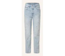 Straight Jeans 501 mit Schmucksteinen