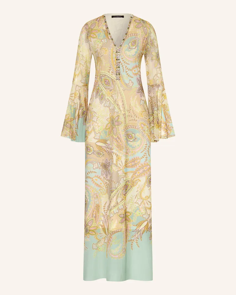 ana alcazar Mesh-Kleid Mit Schmucksteinen gruen Mint