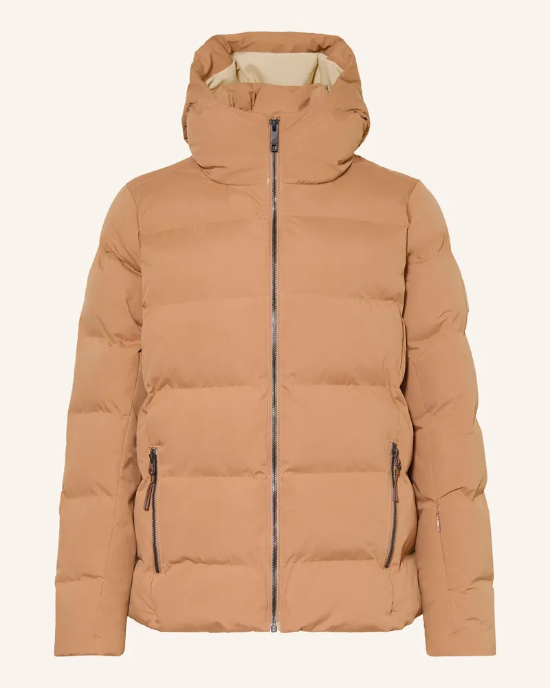 Ziener Skijacke Trava braun Cognac