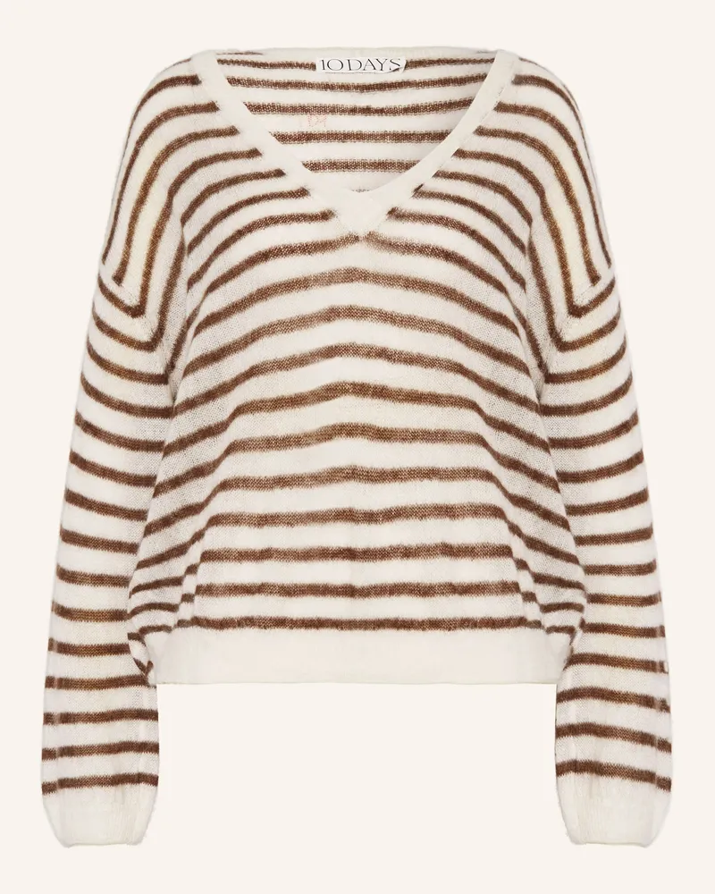 10Days Pullover Mit Alpaka weiss Creme