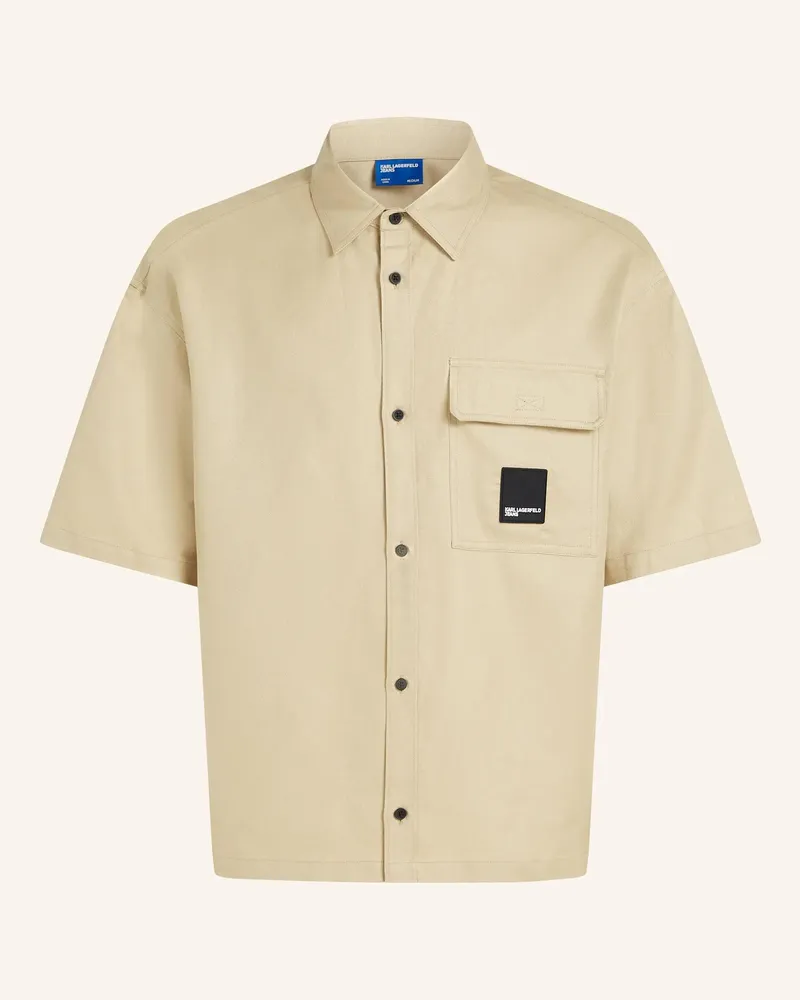 Karl Lagerfeld Hemd gruen Beige
