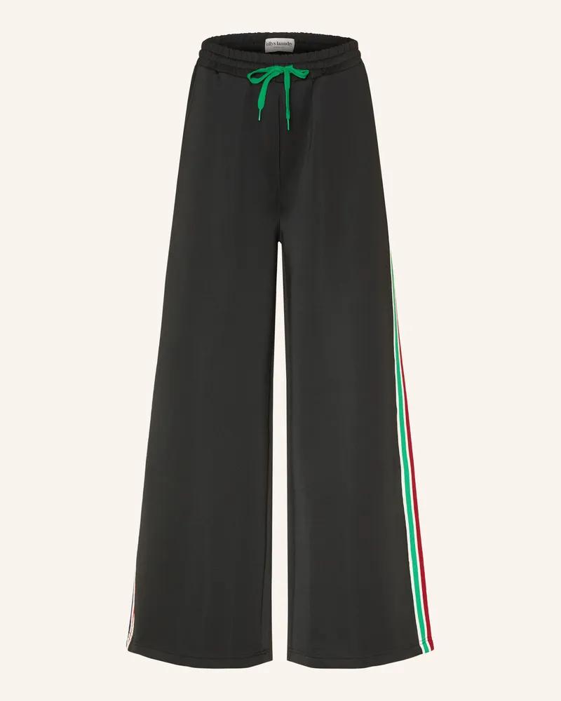 Lollys Laundry Hose Liamll Im Jogging-Stil schwarz Schwarz