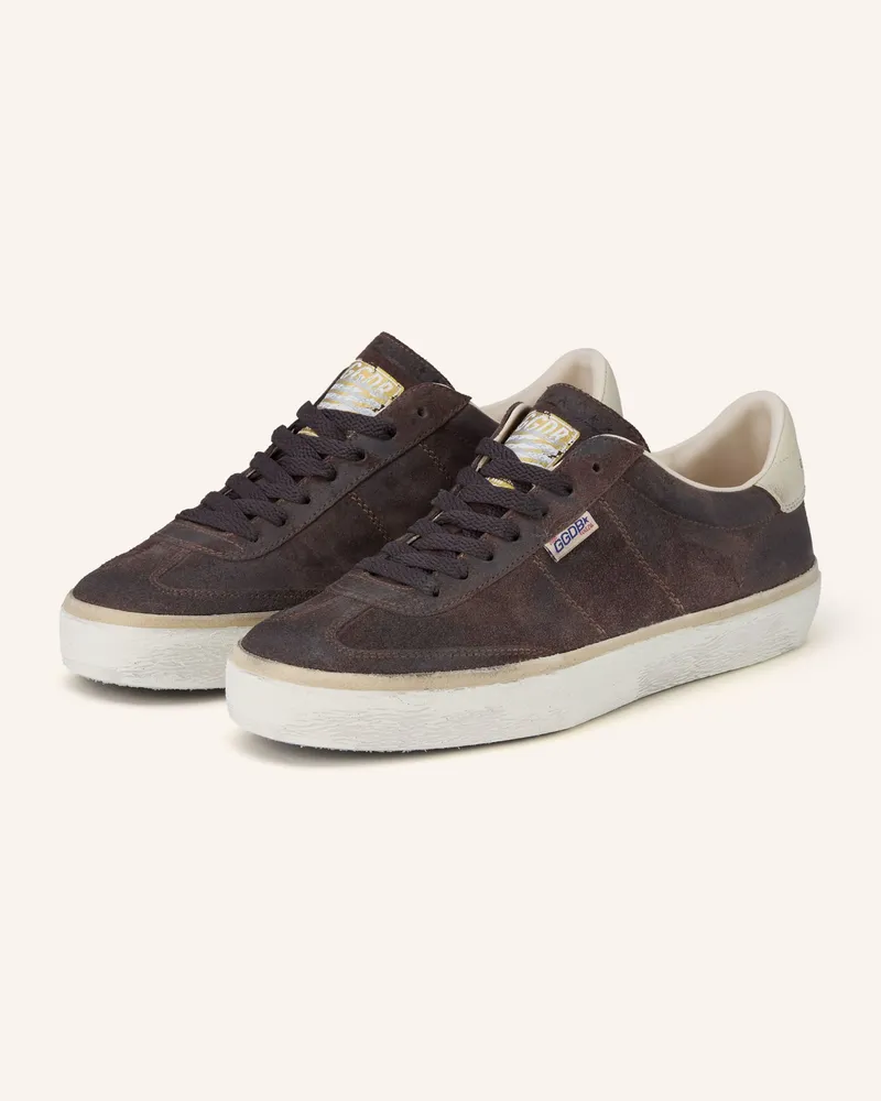 Golden Goose Sneaker Soul Star grau Dunkelbraun