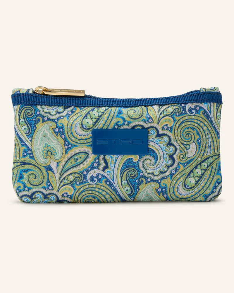 Etro Pouch Mini blau Blau