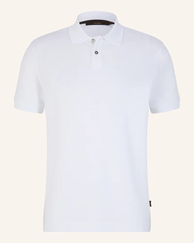windsor. Poloshirt Weiss