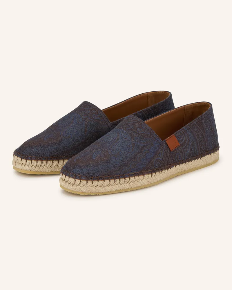 Etro Espadrilles blau Dunkelblau