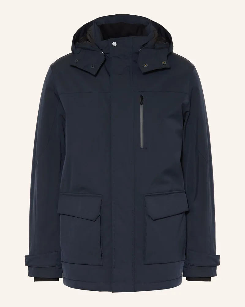 Bugatti Parka Mit Abnehmbarer Kapuze blau Dunkelblau
