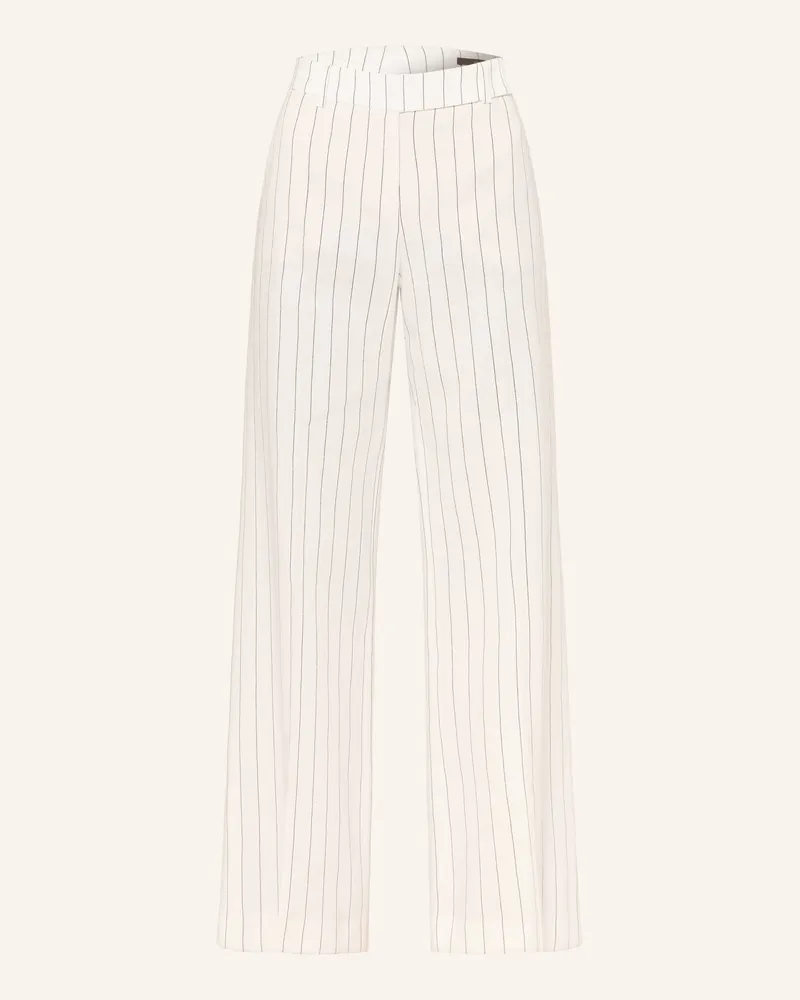 windsor. Marlenehose Mit Leinen weiss Ecru