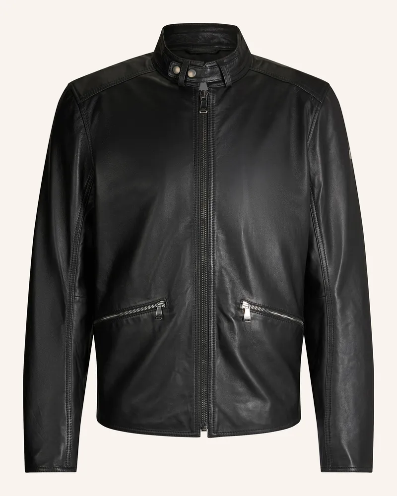JOOP! Lederjacke schwarz Schwarz