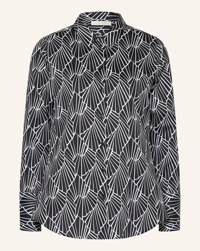 Eterna Hemdbluse Schwarz