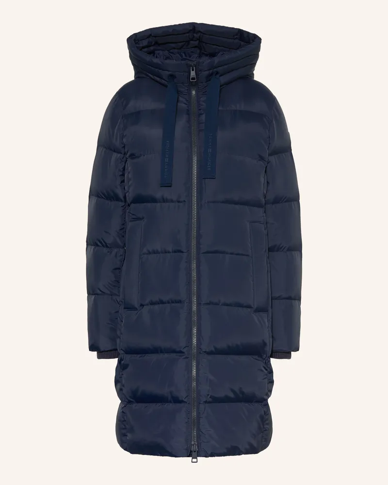 Tommy Hilfiger Daunenmantel blau Dunkelblau