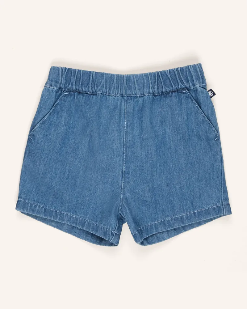 Petit Bateau Jeansshorts blau 01