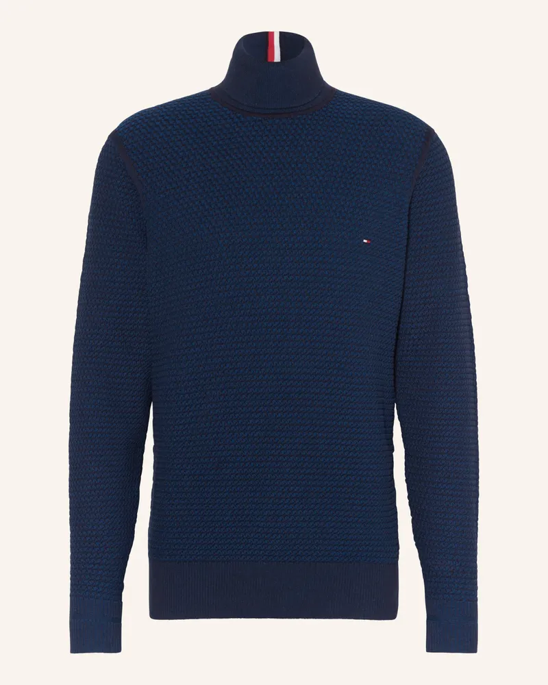 Tommy Hilfiger Rollkragenpullover Dunkelblau