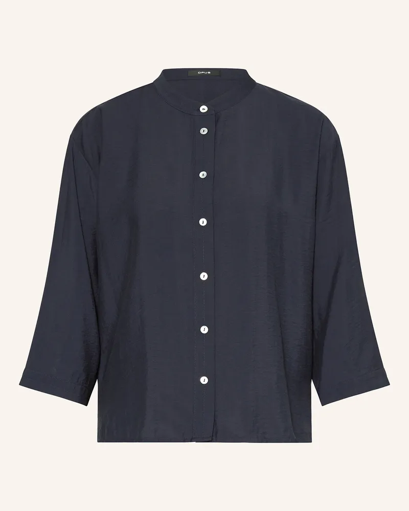 OPUS Bluse FANARI Dunkelblau
