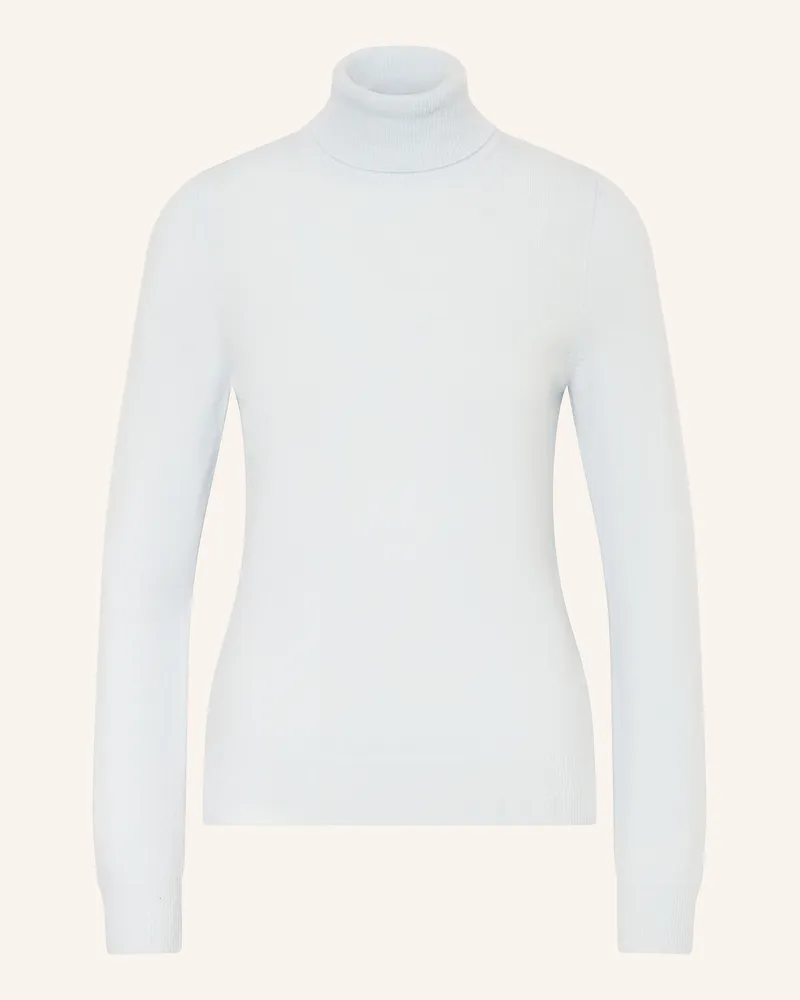 Repeat Rollkragenpullover aus Cashmere Hellblau