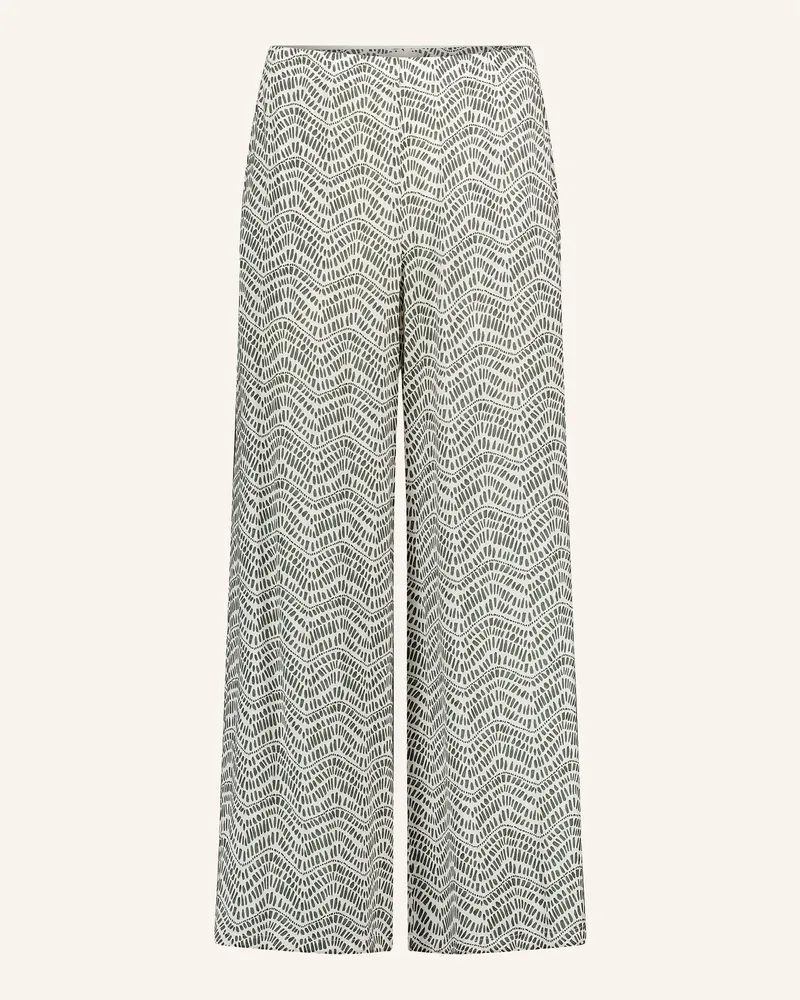 Cartoon Marlenehose beige Grün
