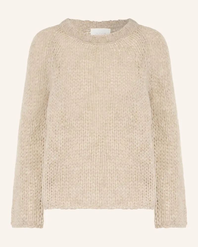 Juvia Pullover Taria gruen Beige