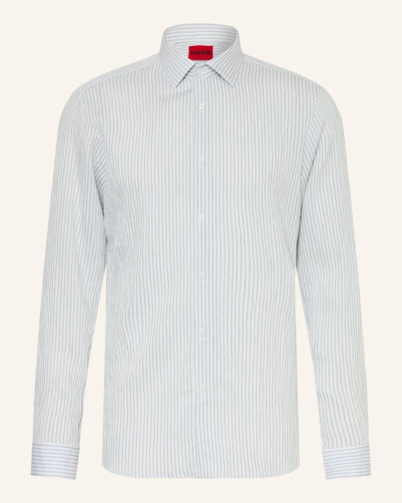 HUGO BOSS Hemd Valerio Slim Fit blau Hellblau
