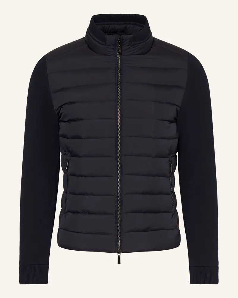 MOORER Lightweight-Daunenjacke Cattaneo-s3c Im Materialmix blau Dunkelblau