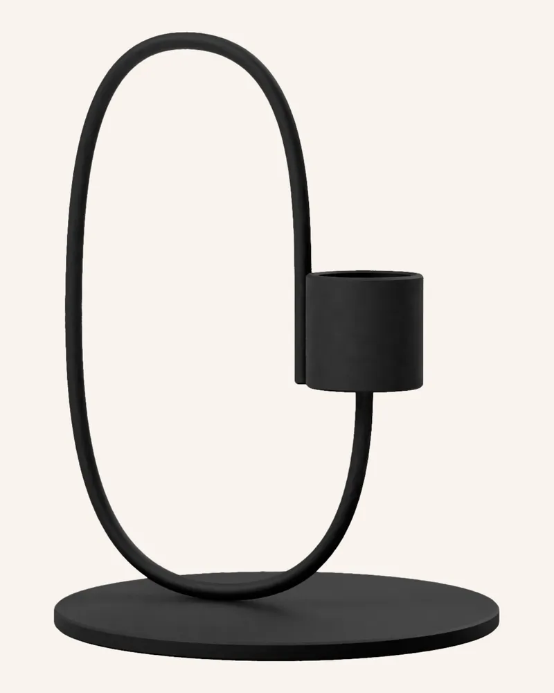 COOEE Design Kerzenhalter Swoop schwarz Schwarz