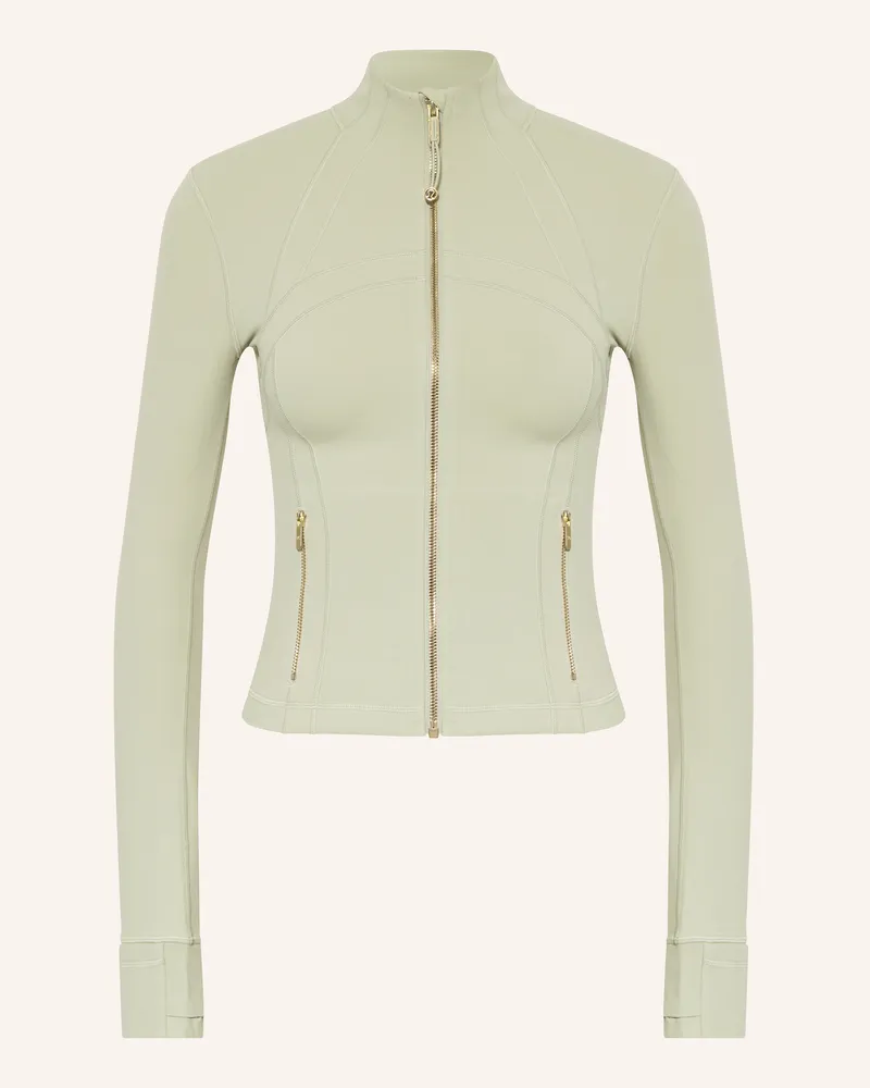 LULULEMON Yoga-Jacke DEFINE CROPPED Hellgrün