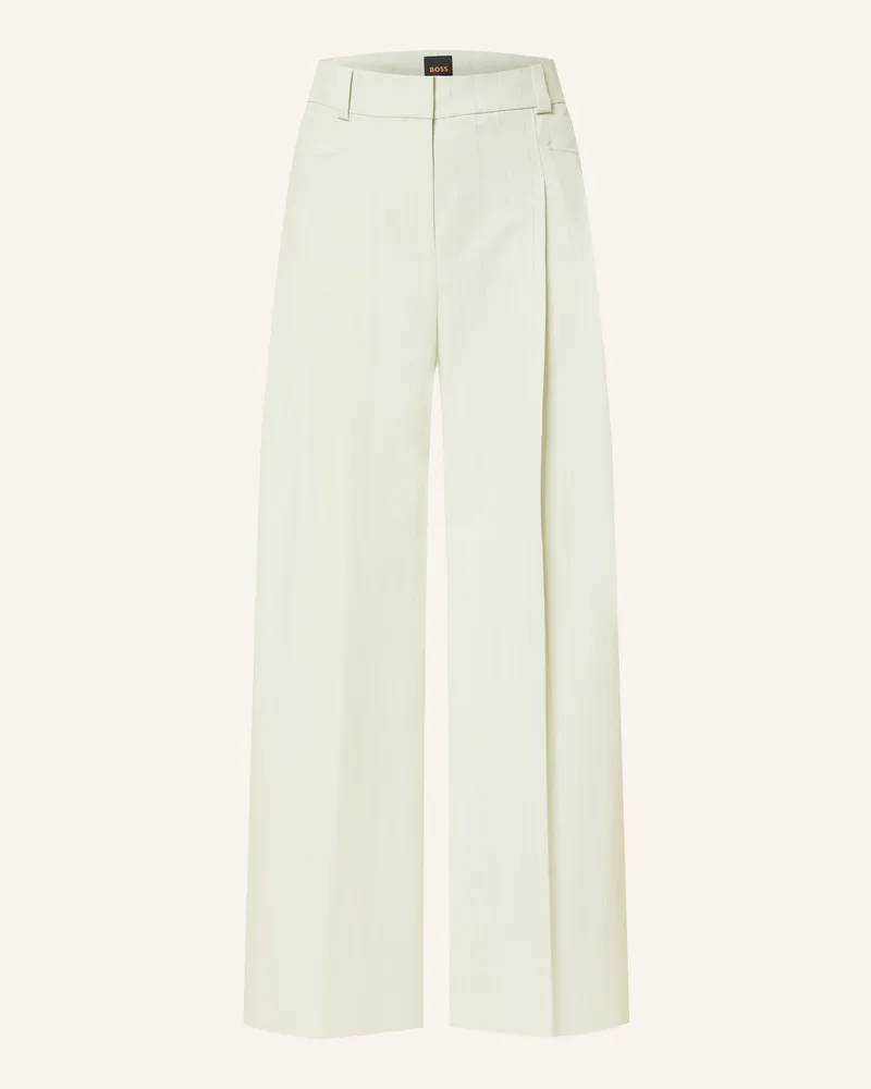 HUGO BOSS Marlenehose Takora gruen Hellgrün