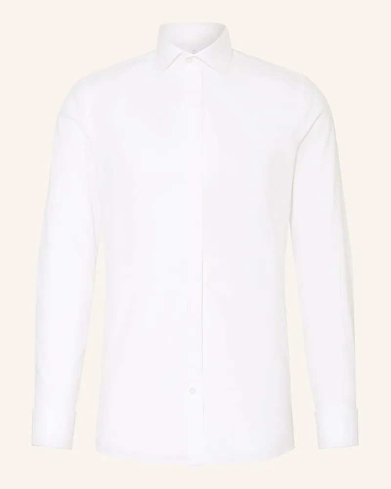 Wilvorst Smoking-Hemd Body Fit weiss Creme