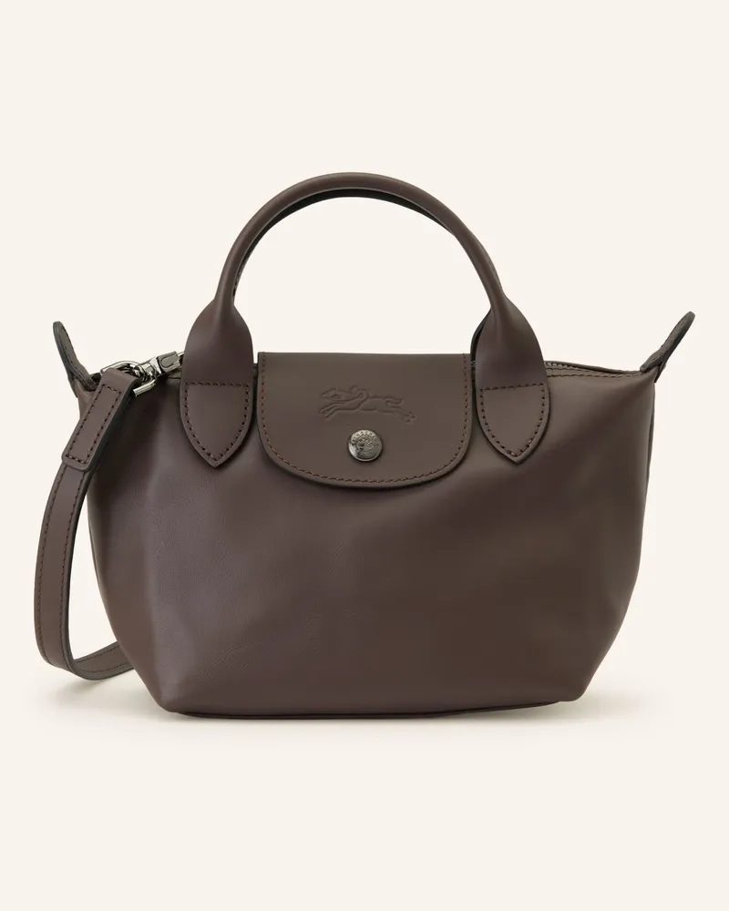 Longchamp Handtasche Le Pliage Xtra Xs braun Dunkelbraun