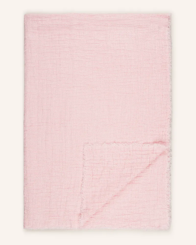 Zoeppritz Leinen-Plaid Honeybee rosa Rosa