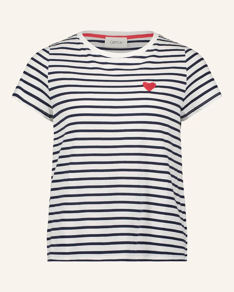 Cartoon T-Shirt weiss Weiss