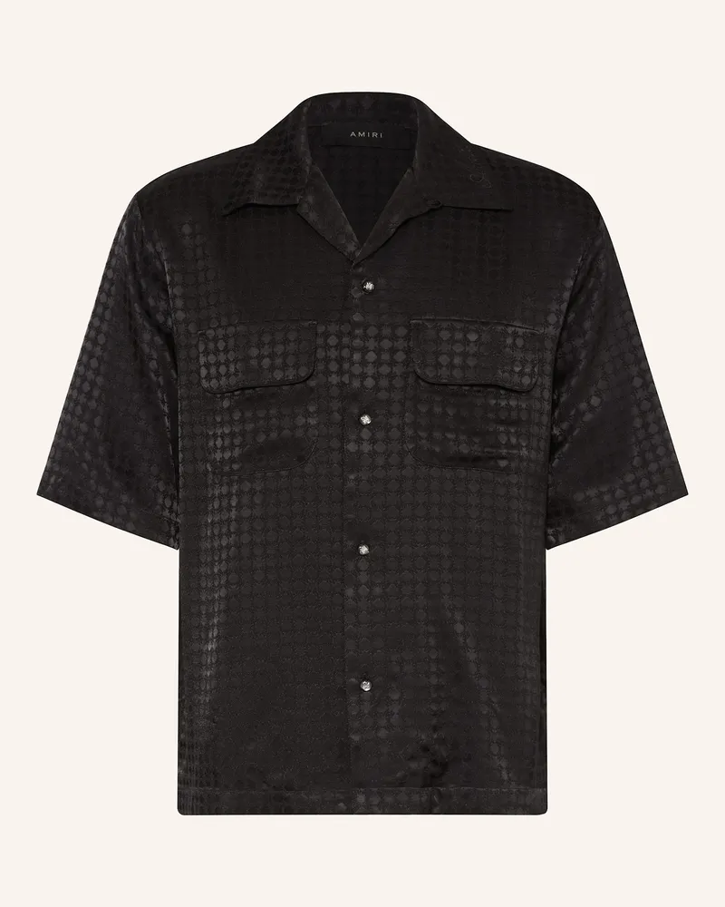 Amiri Resorthemd Comfort Fit Schwarz