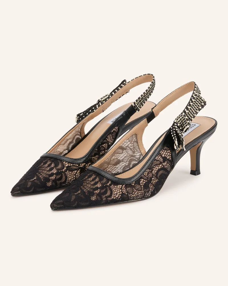 Steve Madden Slingpumps Ensemble Mit Spitze Und Glitzergarn schwarz Schwarz