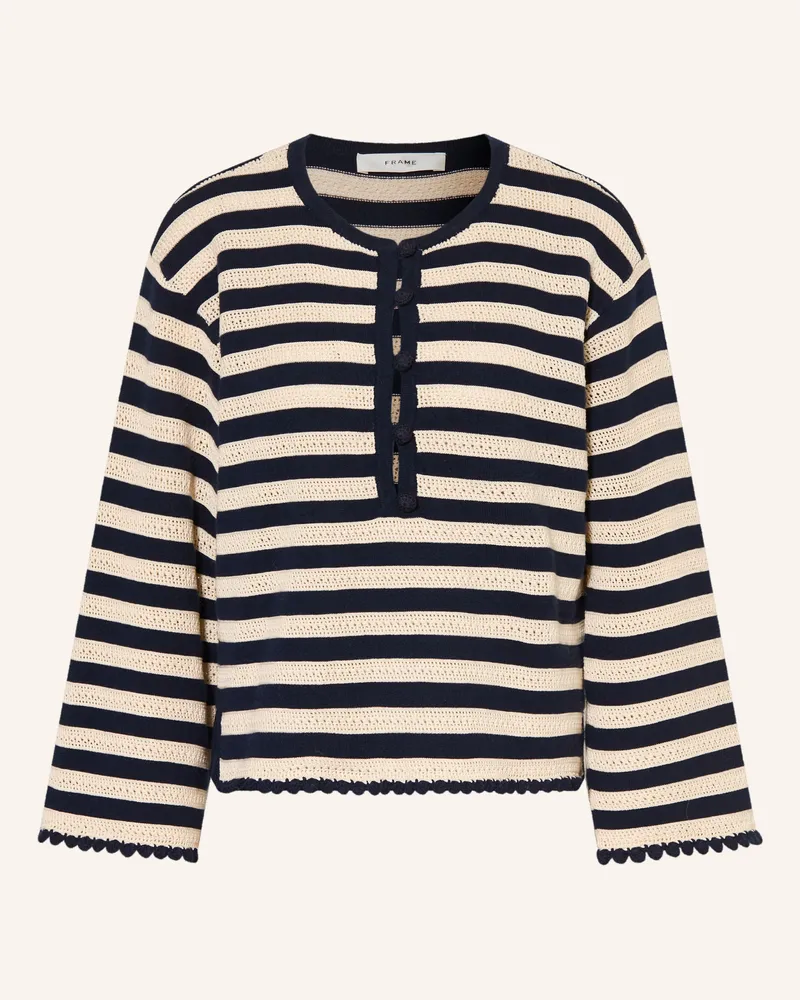 Frame Denim Pullover The Captain Pullover schwarz Dunkelblau