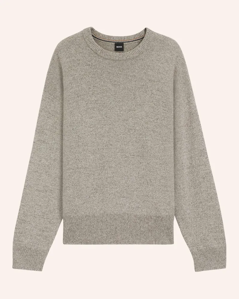 HUGO BOSS Pullover C-HERCOLE Relaxed Fit Weiss