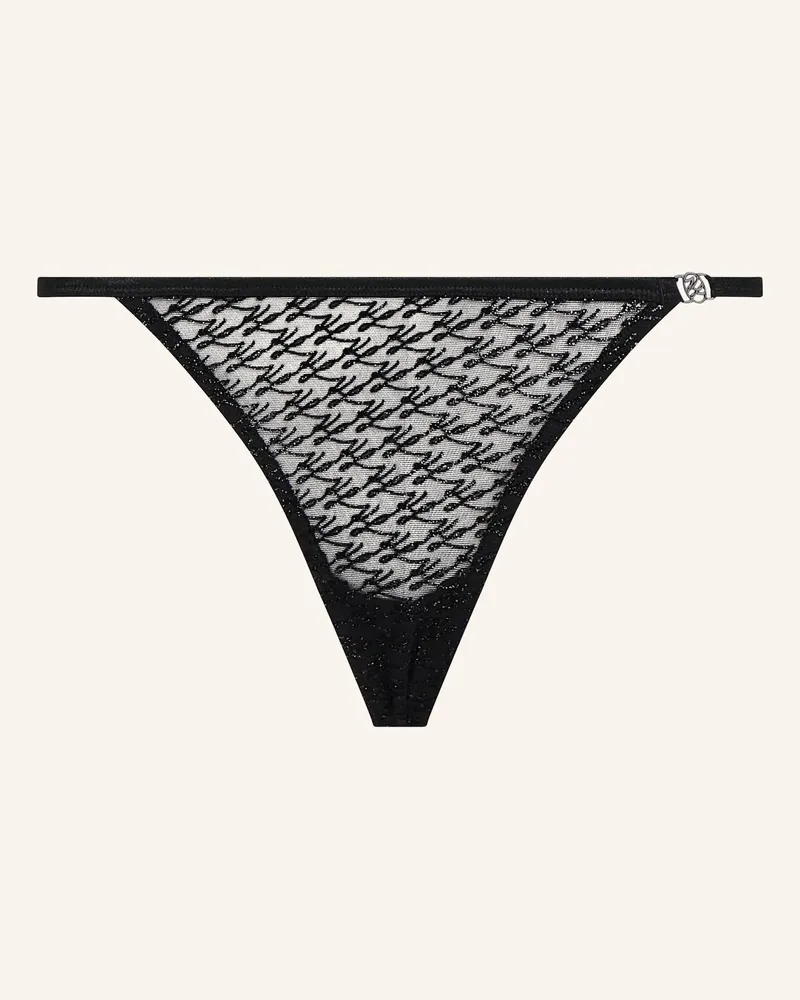 Karl Lagerfeld Unterwäsche Hose schwarz Rot