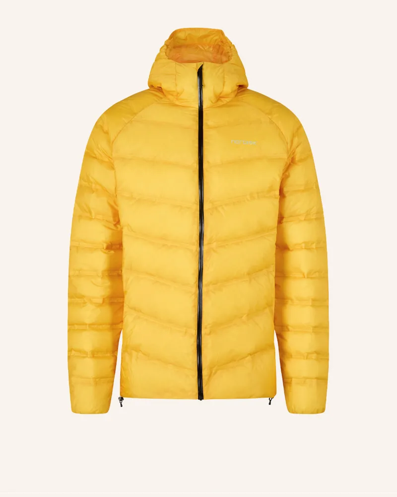 Nordisk Daunenjacke Sol gelb Neongelb
