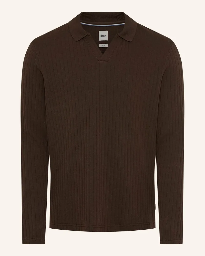 Brax Langarmshirt Style Princeton braun Braun
